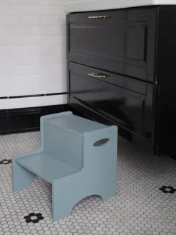 Taburete de madera Graffiti