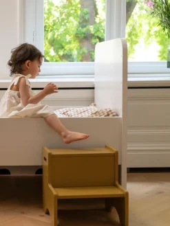 Taburete de madera Graffiti