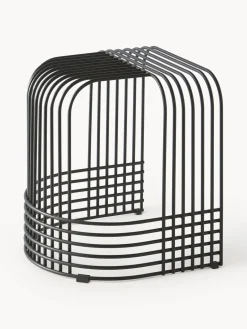 Taburete de metal artesanal Drop