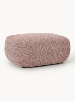 Taburete en tejido bouclé Sofia