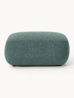 Taburete en tejido bouclé Sofia