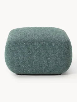 Taburete en tejido bouclé Sofia