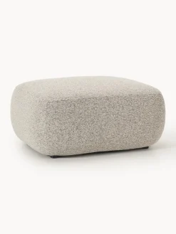 Taburete en tejido bouclé Sofia