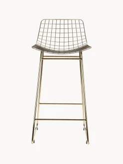 Taburetes alto de metal Wire, 2 uds.