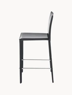 Taburetes altos de cuero Boréalys, 2 uds.