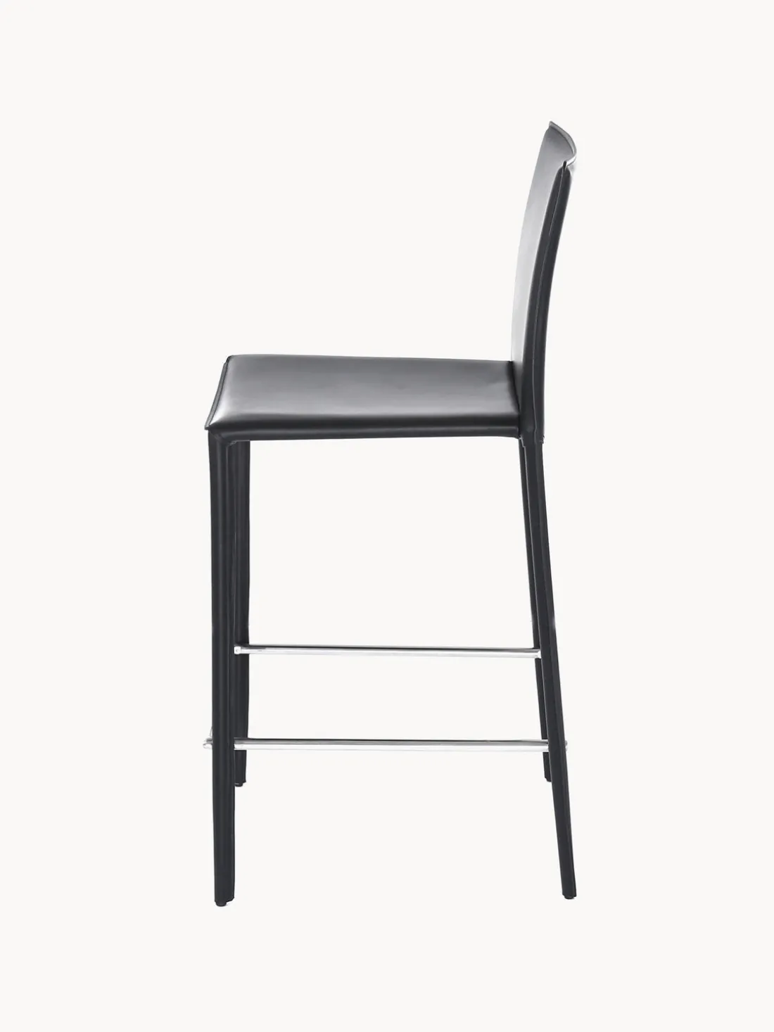 Taburetes altos de cuero Boréalys, 2 uds.