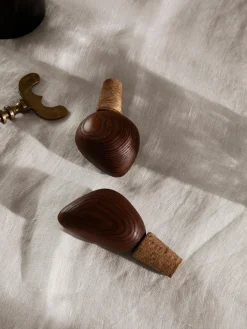 Tapones de vino de madera de fresno Cairn, 2 uds.