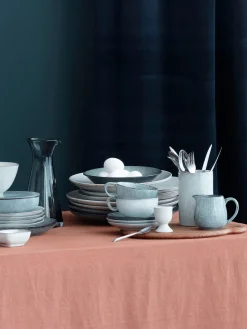 Taza artesanal con platillo Nordic Sea