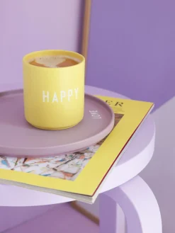 Taza de diseño con letras Favourite HAPPY