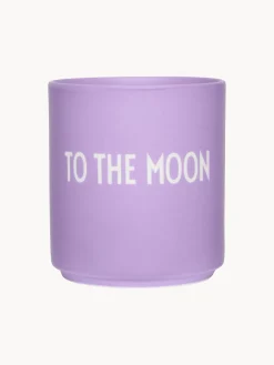 Taza de diseño con letras Favourite TO THE MOON
