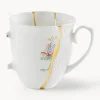 Taza de porcelana Kintsugi