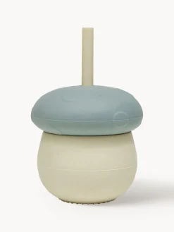 Taza infantil con pajita Mushroom