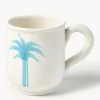 Taza pintada a mano The Palms