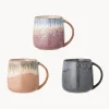 Tazas artesanales con esmalte reactivo Cloe, 3 uds.