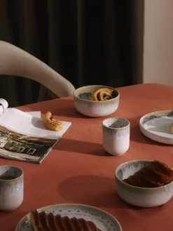 Tazas artesanales con esmalte reactivo Danza, 4 uds.