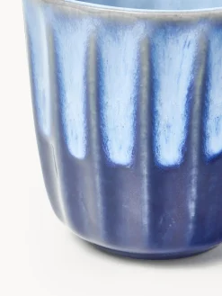 Tazas artesanales con esmalte reactivo Vinci, 4 uds.