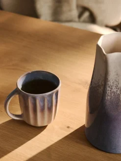 Tazas artesanales con esmalte reactivo Vinci, 4 uds.