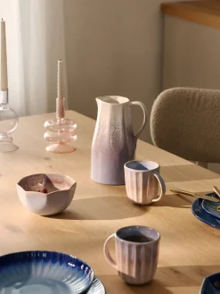 Tazas artesanales con esmalte reactivo Vinci, 4 uds.