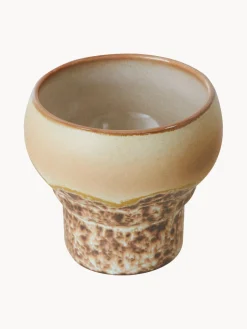 Tazas artesanales de gres 70's, 2 uds.