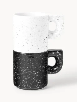 Tazas artesanales de porcelana Aiko, 2 uds.