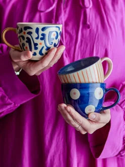 Tazas artesanales Eviaya (3 uds.)