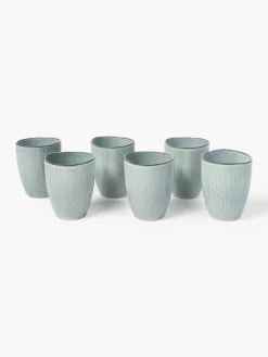 Tazas artesanales Nordic Sea, 6 uds.