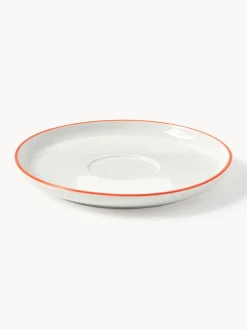 Tazas con platitos de porcelana Facile, 2 uds.