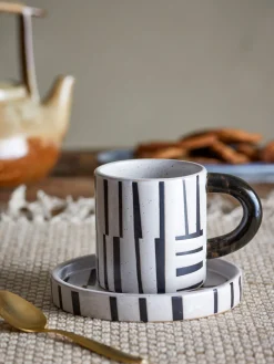 Tazas con platitos Frankie (2 uds.)