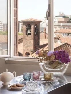 Tazas de café con platitos con relieves Jellies, 4 uds.