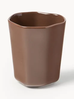 Tazas de café de porcelana con forma orgánica Joana, 4 uds.