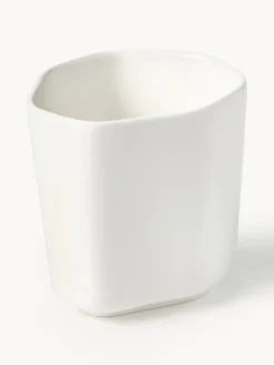 Tazas de café espresso de porcelana con forma orgánica Joana, 4 uds.