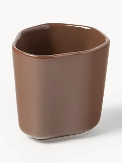 Tazas de café espresso de porcelana con forma orgánica Joana, 4 uds.