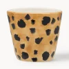 Tazas de espresso pintadas a mano Leopard, 2 uds.