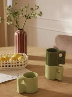 Tazas de porcelana Keira, 2 uds.