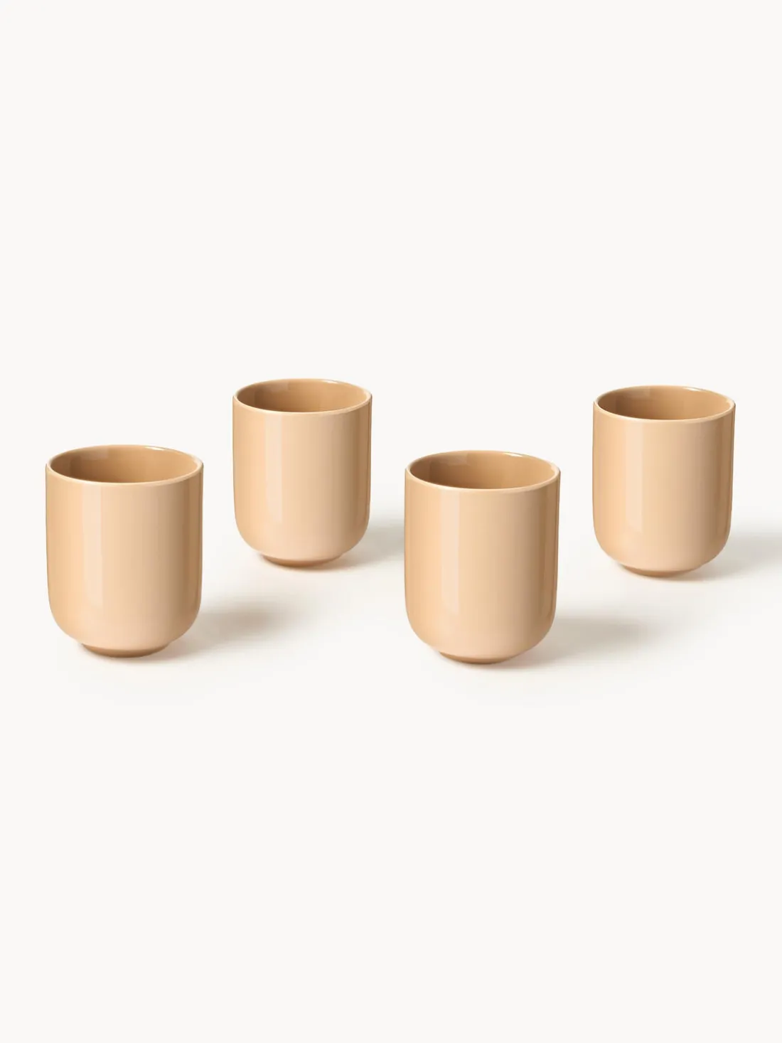 Tazas de porcelana Nessa, 4 uds.