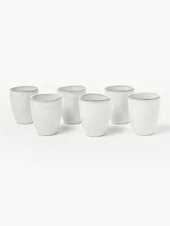 Tazas originales artesanales Nordic Sand, 6 uds.