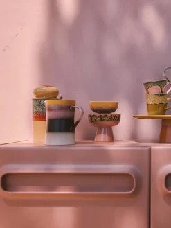 Tetera artesanal de gres 70's, 1 L