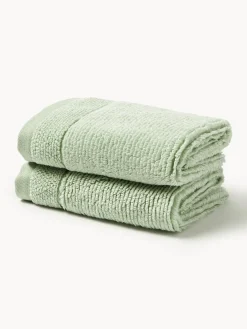 Toalla con borde a rayas Luxe, tamaños diferentes