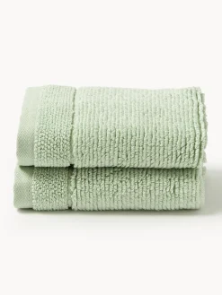 Toalla con borde a rayas Luxe, tamaños diferentes