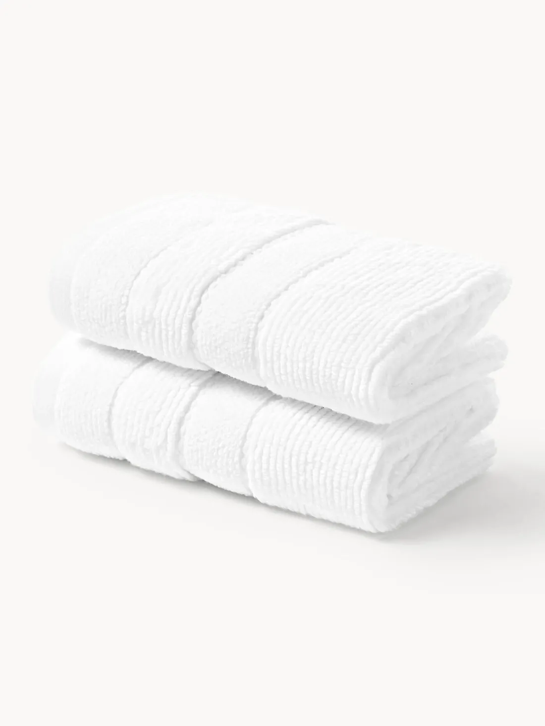 Toalla con borde a rayas Luxe, tamaños diferentes