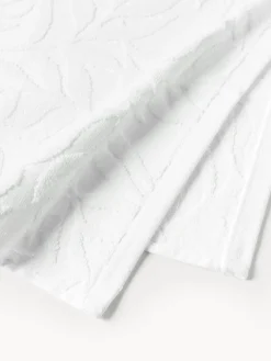 Toallas de algodón con relieves Leaf, tamaños diferentes