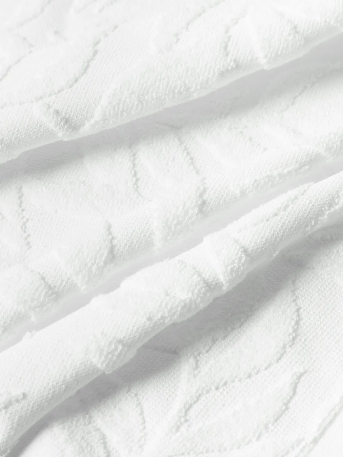 Toallas de algodón con relieves Leaf, tamaños diferentes