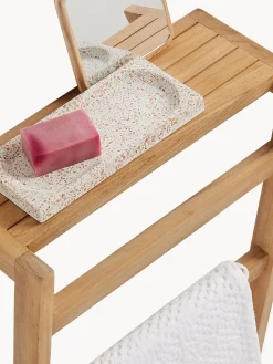 Toallero de pared de teca Kuveni