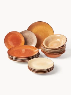 Vajilla artesanal Baita, 6 comensales (18 pzas.)