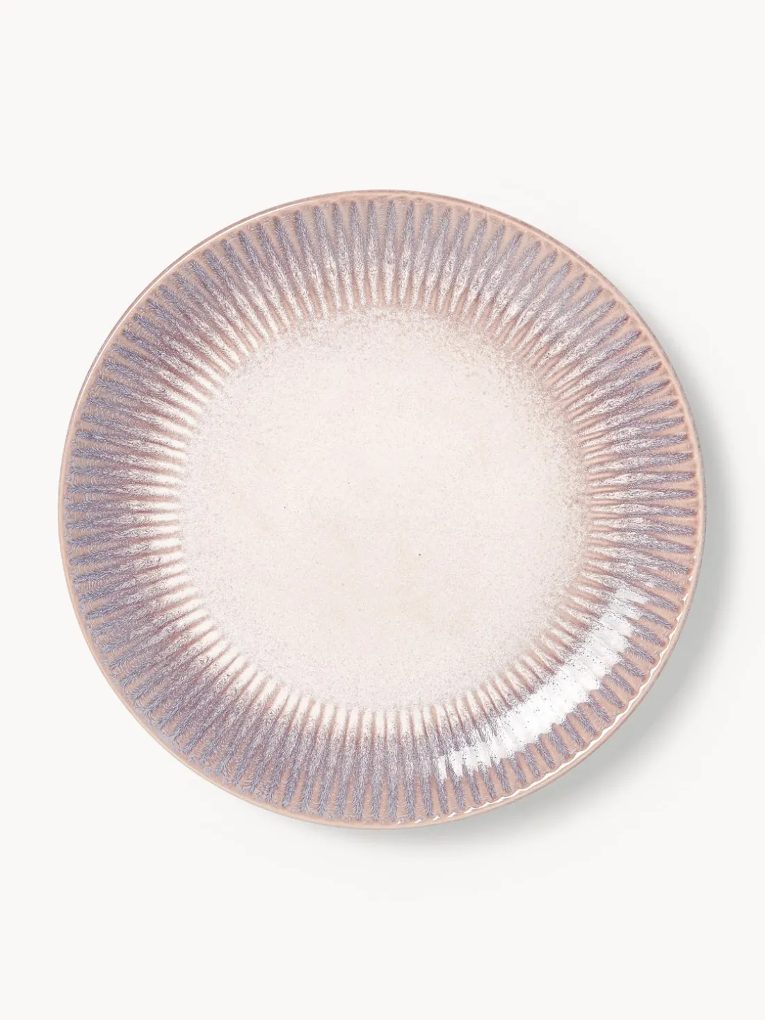 Vajilla artesanal con esmalte reactivo Vinci, 4 comensales (12 pzas)