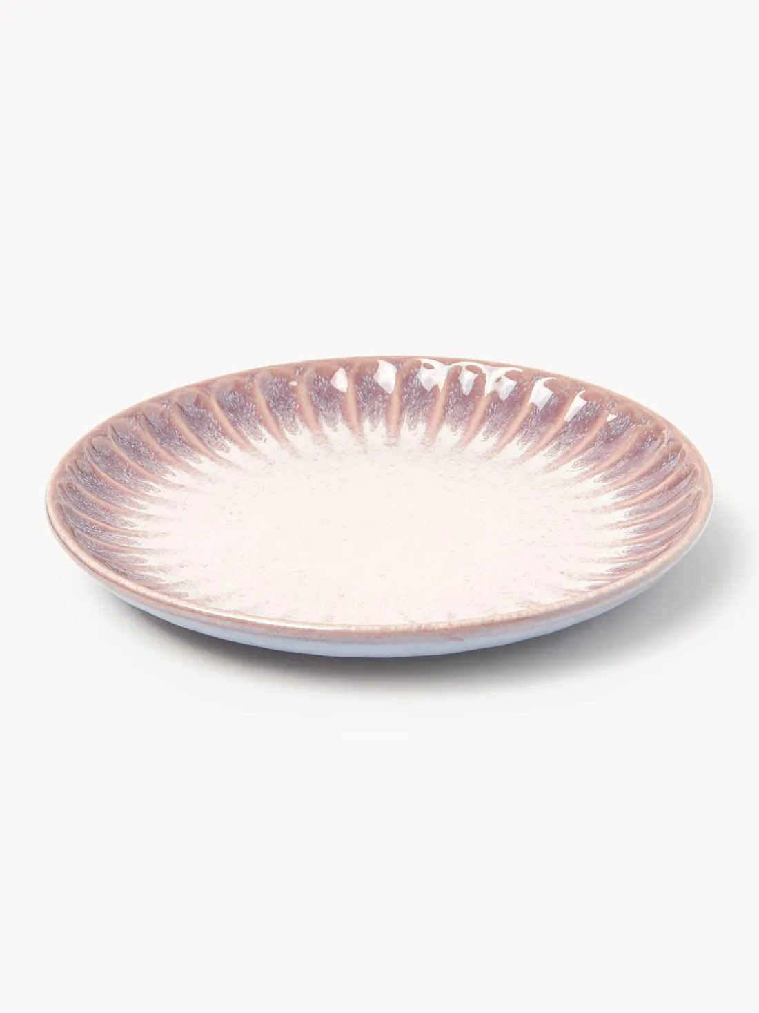 Vajilla artesanal con esmalte reactivo Vinci, 4 comensales (12 pzas)