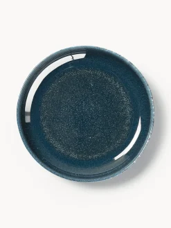 Vajilla artesanal con esmalte reactivo Ethel, 4 comensales (12 pzas.)