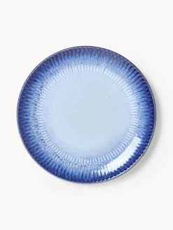 Vajilla artesanal con esmalte reactivo Vinci, 4 comensales (12 pzas)