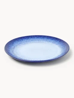 Vajilla artesanal con esmalte reactivo Vinci, 4 comensales (12 pzas)