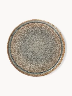 Vajilla artesanal con esmalte reactivo Danza, 4 comensales (12 pzas.)